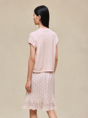 Short-sleeve sweater, View: Worn, worn, view 3 of 5