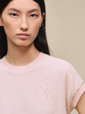 Short-sleeve sweater, View: Worn, worn, view 4 of 5