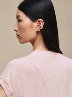 Short-sleeve sweater, View: Worn, worn, view 5 of 5
