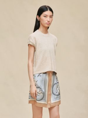 Short-sleeve sweater, View: Worn, worn, view 2 of 4