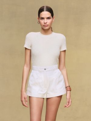 "Medor" short-sleeve sweater, View: Worn, worn, view 3 of 6