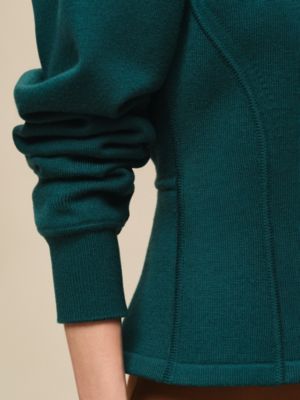 Buttoned sweater with "Ferronnerie" details, View: Worn, worn, view 5 of 5