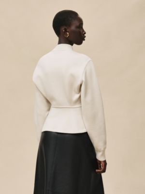 Buttoned sweater with "Ferronnerie" details, View: Worn, worn, view 3 of 5