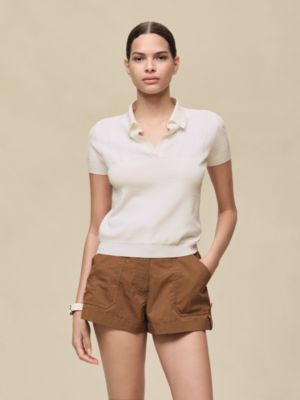 Short-sleeve polo shirt, View: Worn, worn, view 2 of 4
