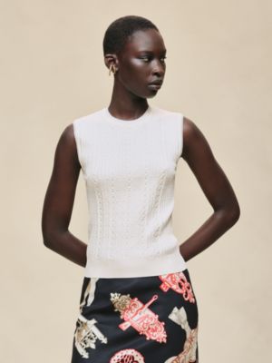 Sleeveless sweater, View: Worn, worn, view 3 of 5