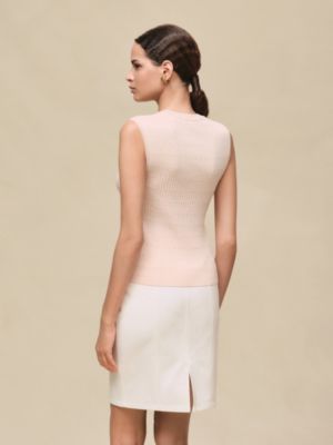 Sleeveless sweater, View: Worn, worn, view 3 of 4