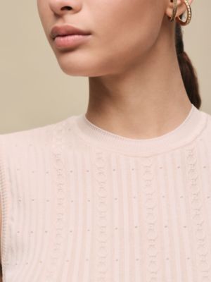 Sleeveless sweater, View: Worn, worn, view 4 of 4