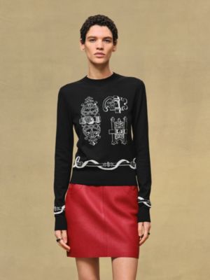 "Ferronnerie" long-sleeve sweater, View: Worn, worn, view 2 of 5
