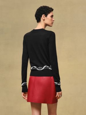 "Ferronnerie" long-sleeve sweater, View: Worn, worn, view 3 of 5