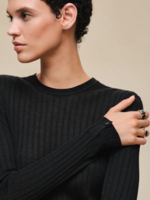Long-sleeve sweater, View: Worn, worn, view 5 of 5