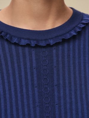 ロングスリーブニット, イメージ: 着用例, worn, ビュー5の5
