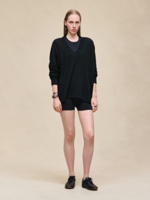 Cashmere long-sleeve sweater