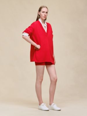 Cashmere long-sleeve sweater