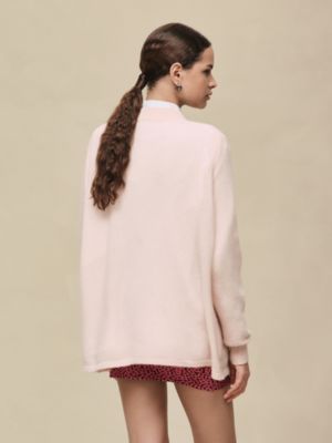 Cashmere long-sleeve sweater, View: Worn, worn, view 3 of 5