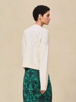 Cashmere long-sleeve cardigan, View: Worn, worn, view 3 of 6