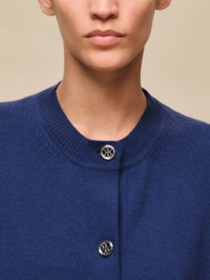 Cashmere long-sleeve cardigan, View: Worn, worn, view 4 of 6
