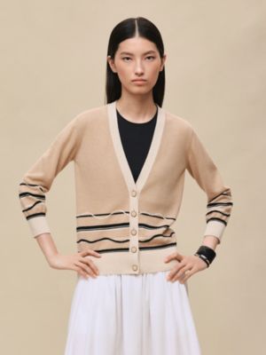 ロングスリーブカーディガン, イメージ: 着用例, worn, ビュー2の6