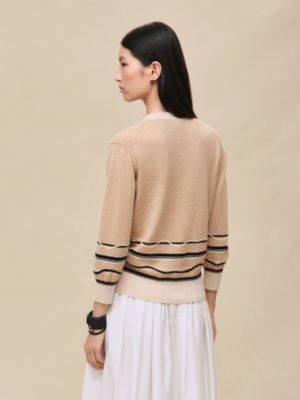 ロングスリーブカーディガン, イメージ: 着用例, worn, ビュー3の6