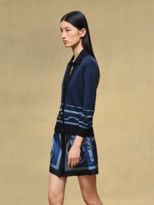 ロングスリーブカーディガン, イメージ: 着用例, worn, ビュー3の7