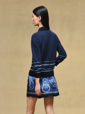 ロングスリーブカーディガン, イメージ: 着用例, worn, ビュー4の7