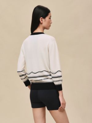 ロングスリーブカーディガン, イメージ: 着用例, worn, ビュー3の6
