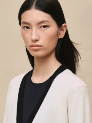 ロングスリーブカーディガン, イメージ: 着用例, worn, ビュー4の6