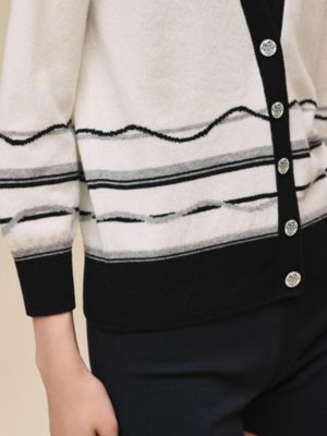 ロングスリーブカーディガン, イメージ: 着用例, worn, ビュー5の6