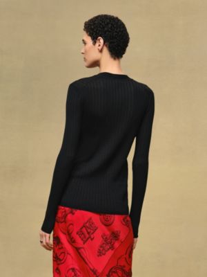 Long-sleeve cardigan, View: Worn, worn, view 3 of 5