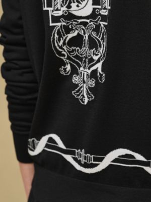 "Ferronnerie" long-sleeve cardigan, View: Worn, worn, view 5 of 5