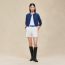 Cardigan court Inspiration Chemise, bleu outremer