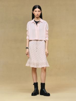 Short shirt cardigan