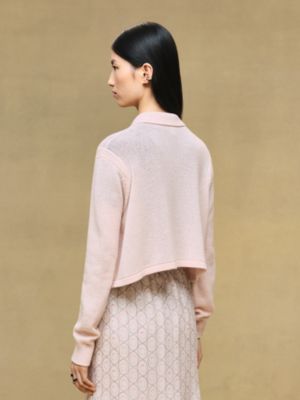 Cardigan court Inspiration Chemise, Vue: Vue portée, worn, vue 3 sur 5
