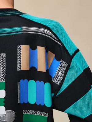 ロングスリーブニット 《ブリッド・ア・ブロック》モチーフ, イメージ: 着用例, worn, ビュー5の5