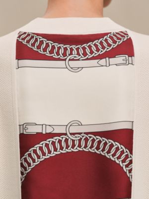 ショートスリーブルーズフィットニット 《グラン・マネージュ・デタイユ・リミックス》モチーフ, イメージ: 着用例, worn, ビュー5の5
