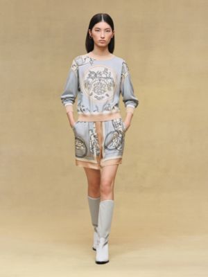 Jersey tipo sudadera de manga larga twillaine estampado "Ex-Libris à Main Levée"