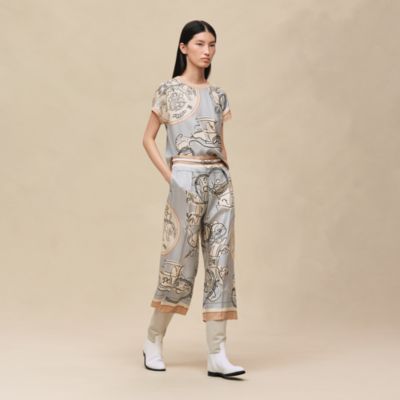 焼*食様 エルメス　ツイルレーヌ 楽天市場】HERMES エルメス ロング カーディガン ツイルレーヌ 無秩序