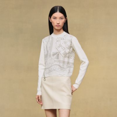 HERMES エルメス ハイネック ノースリーブ ベージュ レディース HERMES - 美品 エルメス HERMES ニット マルジェラ期 セーター