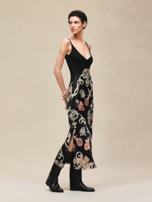 Vestido estampado "Ferronnerie Remix"