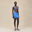 Miniskirt, bleu cobalt