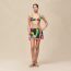 "Grand Manege" beach shorts skirt, jaune soleil