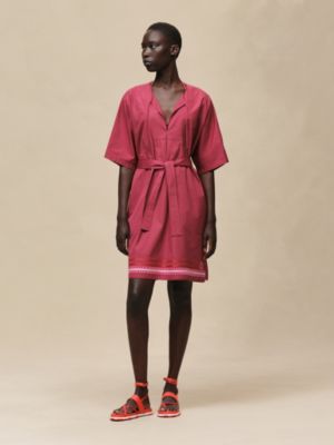 Caftan de plage brodé, Vue: Vue portée, worn, vue 3 sur 5