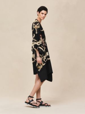 Caftan de plage imprimé «&nbsp;Ferronnerie Remix&nbsp;», Vue: Vue portée, worn, vue 2 sur 6