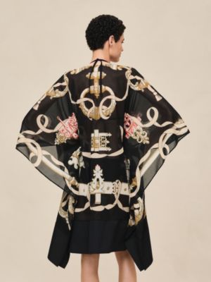 Caftan de plage imprimé «&nbsp;Ferronnerie Remix&nbsp;», Vue: Vue portée, worn, vue 4 sur 6