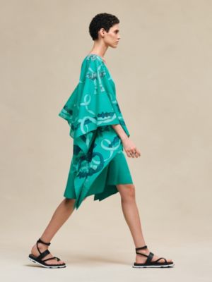 "Ferronnerie Remix" beach caftan, View: Worn, worn, view 2 of 6