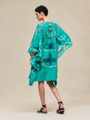"Ferronnerie Remix" beach caftan, View: Worn, worn, view 3 of 6