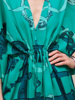 "Ferronnerie Remix" beach caftan, View: Worn, worn, view 5 of 6