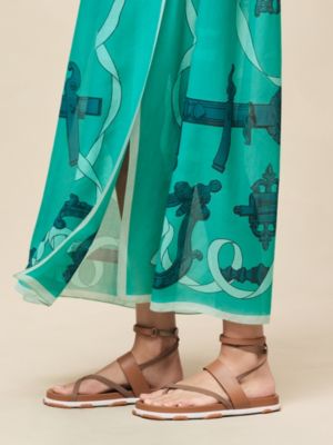 Robe de plage mix matière imprimé «&nbsp;Ferronnerie Remix&nbsp;», Vue: Vue portée, worn, vue 5 sur 6