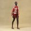 "Grand Manege" beach shirt, rouge amazone
