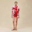 "Bride a Bloc" beach shirt, rose bonbon