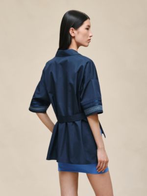 Embroidered beach tunic, View: Worn, worn, view 4 of 6